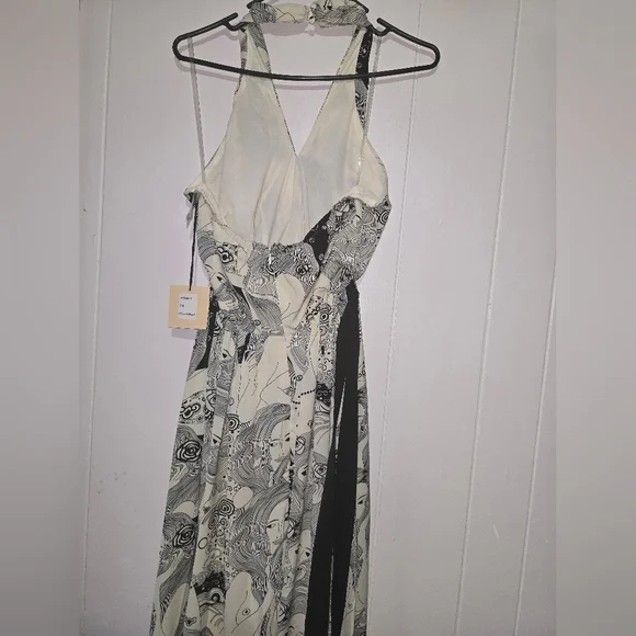 Smak Parlour Psychedelic Goddess Print Maxi Dress. Women's small - Picture 10 of 12